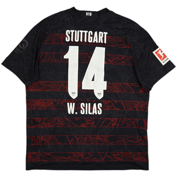 2020-21 Stuttgart Away Shirt W.Silas #14 - 4/10 - (XXL)