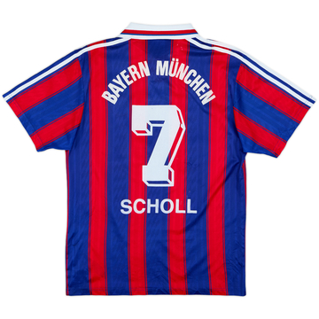 1995-97 Bayern Munich Home Shirt Scholl #7 - 5/10 - (XL.Boys)