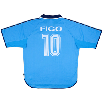 1999-00 Real Madrid Third Shirt Figo #10 - 4/10 - (XL)