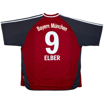 2002-03 Bayern Munich Home Shirt Elber #9 - 6/10 - (XXL)