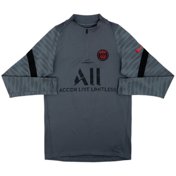 2021-22 Paris Saint-Germain Nike 1/4 Zip Drill Top - 8/10 - (S)