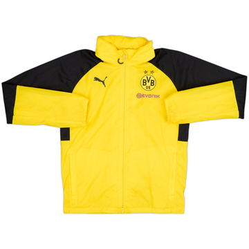2017-18 Borussia Dortmund Puma Hooded Rain Jacket - 6/10 - (M)