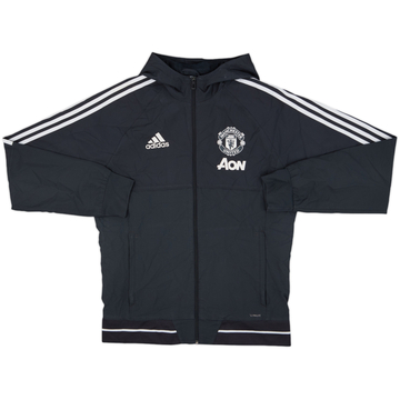 2017-18 Manchester United adidas Hooded Track Jacket - 7/10 - (M)