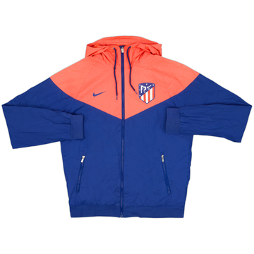 2019-20 Atletico Madrid Nike Hooded Track Jacket - 8/10 - (S)