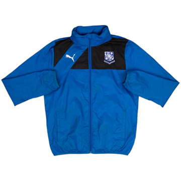 2018-19 Tranmere Rovers Puma Hooded Rain Jacket - 5/10 - (M)