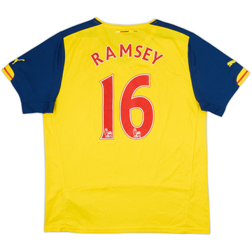 2014-15 Arsenal Away Shirt Ramsey #16 - 6/10 - (L)