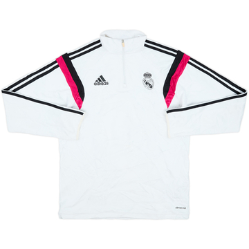 2014-15 Real Madrid adidas 1/4 Zip Drill Top - 6/10 - (M)