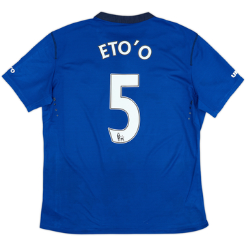 2014-15 Everton Home Shirt Eto'o #5 - 7/10 - (XL)