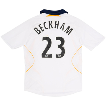 2007-08 LA Galaxy Home Shirt Beckham #23 - 4/10 - (M)
