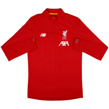 2017-18 Liverpool New Balance 1/4 Zip Training Top - 7/10 - (M)