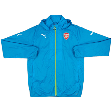 2014-15 Arsenal Puma Hooded Rain Jacket - 8/10 - (L)