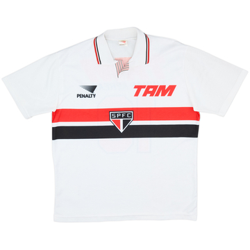 1991 Sao Paulo Home Shirt #10 - 8/10 - (L)