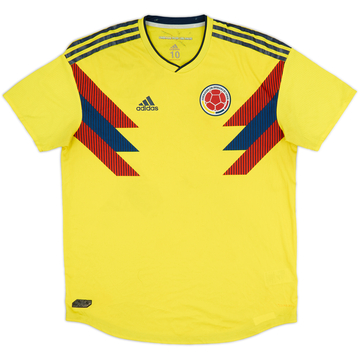 2018-19 Colombia Player Issue Home Shirt - 4/10 - (XL)