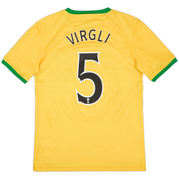 2013-14 Celtic Away Shirt Virgil #5 - 8/10 - (S)