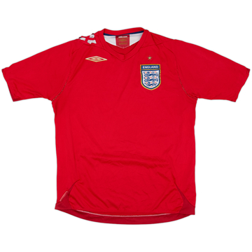 2006-08 Inglaterra Camiseta Visitante - 5/10 - (M)