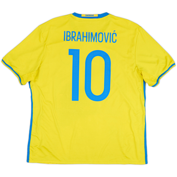 2016-17 Sweden Home Shirt Ibrahimovic #10 - 6/10 - (XL)