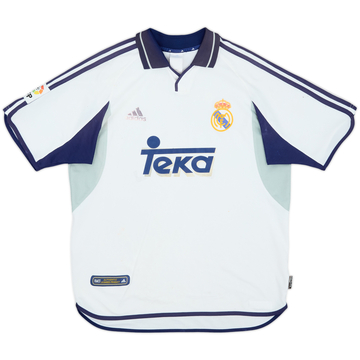 2000-01 Real Madrid Home Shirt - 4/10 - (M)