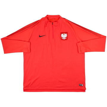 2018-19 Poland Nike 1/4 Zip Training Top - 8/10 - (XXL)