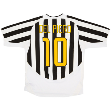 2003-04 Juventus Home Shirt Del Piero #10 - 6/10 - (L)