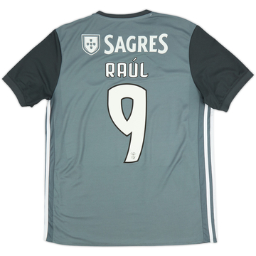 2017-18 Benfica Away Shirt Raul #9 - 6/10 - (L)
