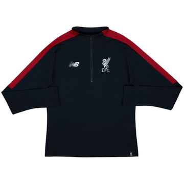 2018-19 Liverpool New Balance 1/4 Zip Drill Top - 8/10 - (S)