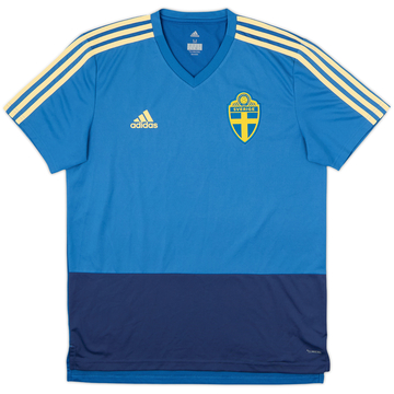 2018-19 Sweden adidas Training Shirt - 7/10 - (M)
