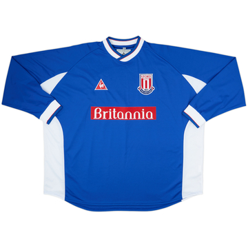 2001-03 Stoke City Away L/S Shirt - 10/10 - (3XL)