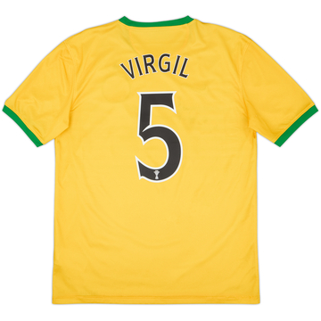 2013-14 Celtic Away Shirt Virgil #5 - 6/10 - (M)