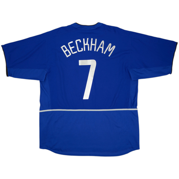 2002-03 Manchester United Third Shirt Beckham #7 - 6/10 - (XXL)