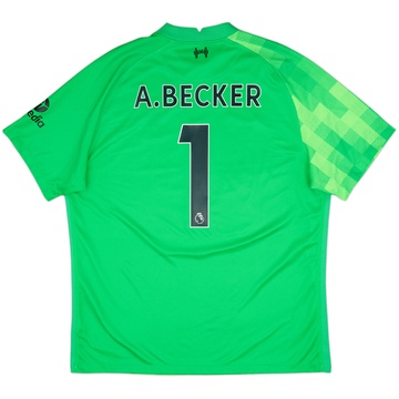 2021-22 Liverpool GK Shirt A.Becker #1 - 9/10 - (XL)