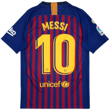 2018-19 Barcelona Home Shirt Messi #10 - 7/10 - (S)