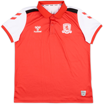 2021-22 Middlesbrough Hummel Polo Shirt - 9/10 - (XL.Boys)