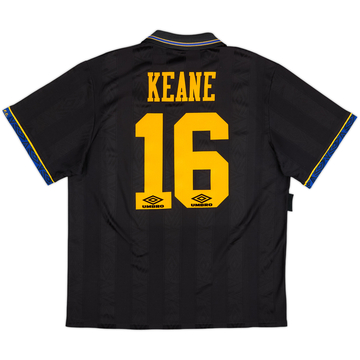 1993-95 Manchester United Away Shirt Keane #16 - 9/10 - (XL)
