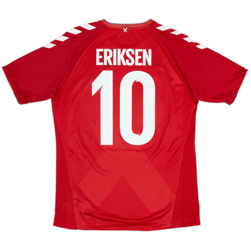 2018-19 Denmark Home Shirt Eriksen #10 - 9/10 - (M)