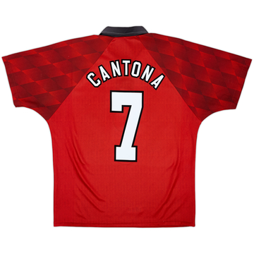 1996-98 Manchester United Home Shirt Cantona #7 - 7/10 - (M)