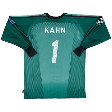2002-03 Bayern Munich GK Shirt Kahn #1 - 6/10 - (S)