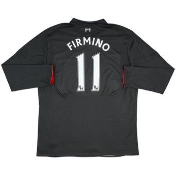 2015-16 Liverpool Third L/S Shirt Firmino #11 - 6/10 - (XXL)