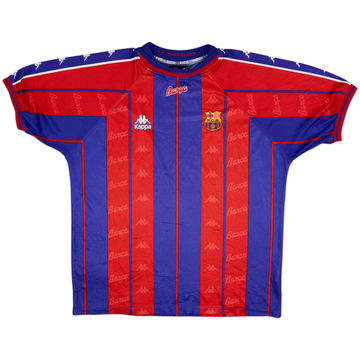 1997-98 Barcelona Home Shirt - 7/10 - (XL)