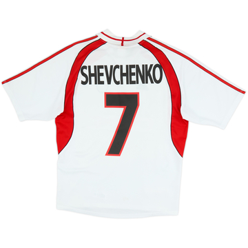 2000-02 AC Milan Away Shirt Shevchenko #7 - 7/10 - (M)