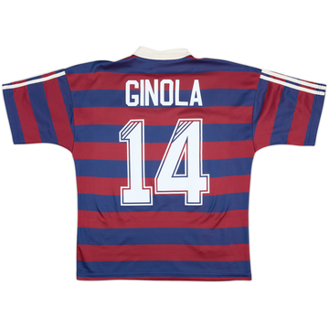 1995-96 Newcastle Away Shirt Ginola #14 - 8/10 - (M)