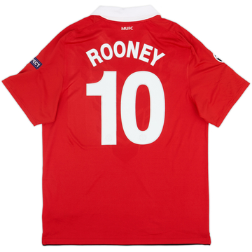 2010-11 Manchester United Home Shirt Rooney #10 - 8/10 - (L)