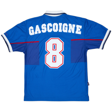 1997-99 Rangers Home Shirt Gascoigne #8 - 8/10 - (S)