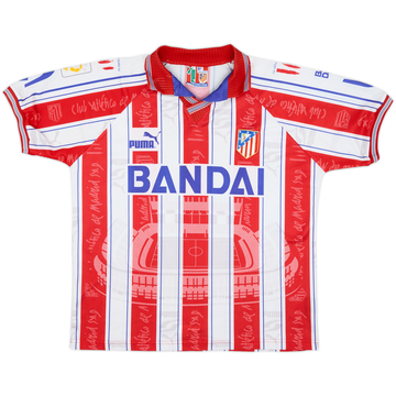 1996-97 Atletico Madrid Home Shirt - 7/10 - (L)