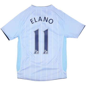Camiseta de local del Manchester City 2007-08 Elano #11 - 8/10 - (XL.Niños)