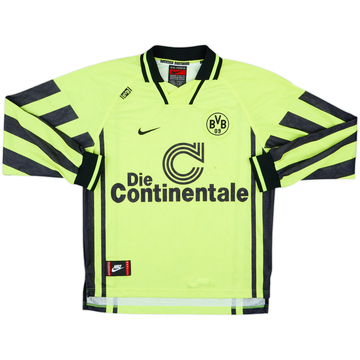 1996-97 Borussia Dortmund Home L/S Shirt - 7/10 - (M)