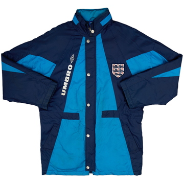 1996-98 England Umbro Padded Bench Coat - 8/10 - (M)
