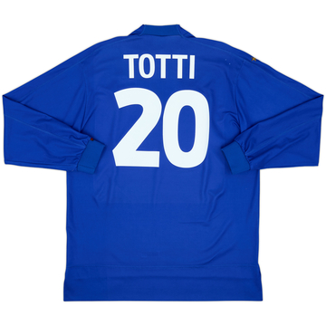 1998-99 Italy Home L/S Shirt Totti #20 - 6/10 - (L)