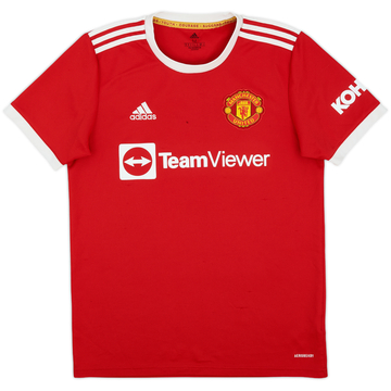 2021-22 Manchester United Home Shirt - 4/10 - (M)
