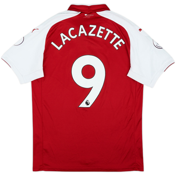 2017-18 Arsenal Home Shirt Lacazette #9 - 5/10 - (M)