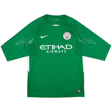2017-18 Manchester City GK Shirt - 10/10 - (M)